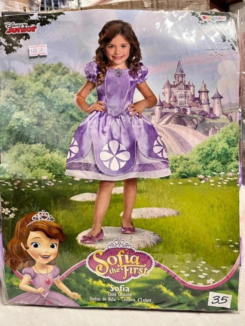 Disney Sofia the First Purple Dress Girls 2T NWT